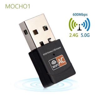Mocho1 Receptor inalámbrico Wifi Usb de 2.4ghz Mini banda Dual 5ghz 600mbps Wifi Usb/multifuncional