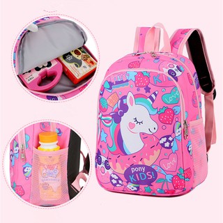 [nuevo] mochila escolar de dibujos animados lindo UnicornBoys y niñas mochila infantil (5)