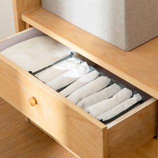 Cajas De almacenamiento De ropa De mezclilla 7/9 rejillas para almacenamiento Organizador cajón De malla Divisor caja De armario (5)