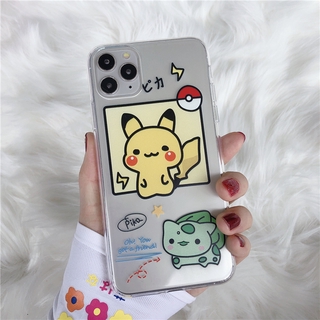 <Ikase>Pikachu Pokemon Cartoon Case Iphone 11/11pro/11pro MAX X XR XS Iphone Series XS MAX /6 7 8 Plus Iphone SE Iphone SE funda