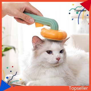 topseller pet peine un clic botón de limpieza depilación lavable mascotas gatos perros limpieza cepillos cepillos suministros para mascotas