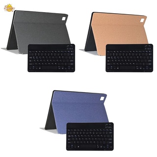 Funda para Tablet+teclado inalámbrico para Teclast M40 P20HD P20 pulgadas Tablet Case Anti-Drop Case Tablet Stand (negro)