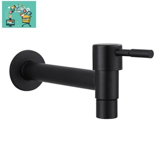 Mop Sink Faucet Lengthen 304 Stainless Steel Bathroom Washing Machine Faucet Outdoor Garden Single Cold Water Tap