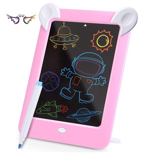 tableta de escritura lcd, niños 3d led luminoso mágico bloc de dibujo, lcd escritura a mano dibujo doodle board