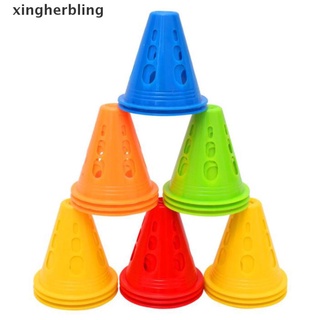 XHL 10Pcs/Lot Sport Football Soccer Rugby Training Cone Cylinder Outdoor Football HOT