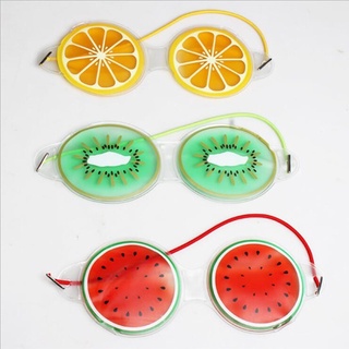 3 Fruit Styles Remove Dark Circles Relief Eye Mask Fatigue Gel Eye Cover Unisex