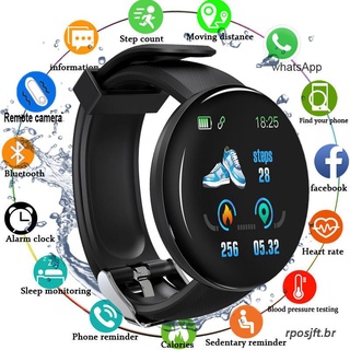 D18 Sport Smartwatch Smart Watch Impermeable SmartBand Bluetoooth Fitness Pulsera Inteligente . 01 (1)