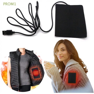 Prom1 almohadillas térmicas De Calor De Fibra De Carbono eléctrica para invierno DIY ropa cálida paño calentador almohadillas