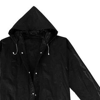 unisex eva impermeable con capucha impermeable chaqueta cubierta de longitud de rodilla impermeable (8)