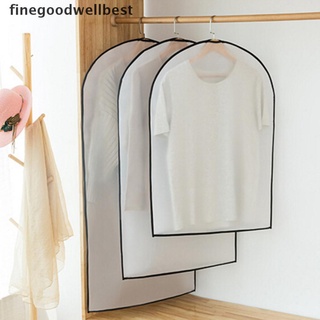 fgwb tela colgante armario bolsa de almacenamiento vestido ropa traje abrigo cubierta de polvo protector caliente