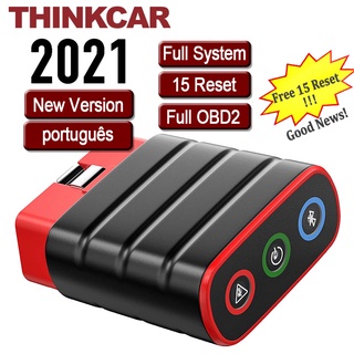 Thinkcar ThinkDiag Mini Thinkdriver OBD2 escáner Bluetooth Automotivo OBD 2 sistema completo 15 restablecer TPMS lector de código de coche herramienta de diagnóstico