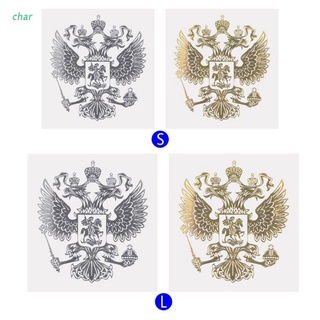 Char escudo de armas de rusia etiqueta engomada del coche ruso águila pegatinas para el estilo del coche