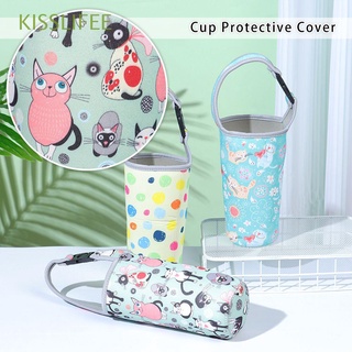 KISSLIFEE Accessories Cup Sleeve Tumbler Mug Holder Beverage Bag Portable Tote Bag Cup Pouch Anti-Hot Carrier Eco-Friendly Water Bottle Bag