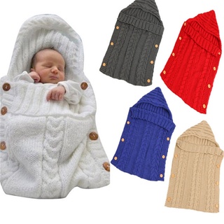 Bebé recién nacido de punto de ganchillo envolver envoltura manta caliente ropa de cama (1)