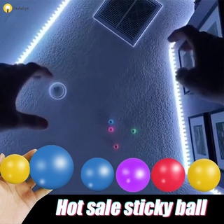 [iug] 1 pc stick bola de pared para alivio del estrés juguetes pegajosos bola de squash globbles descompresión juguete para niños juguetes