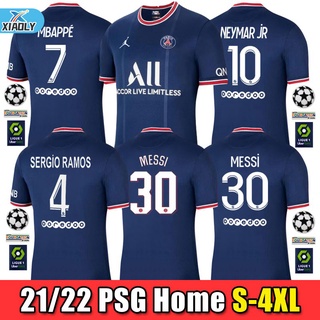 2021/22 París Saint-Germain camiseta de Casa tamaño S-4XL 2021-2022 fútbol 21/22 manga corta Hombre fans PSG jersey