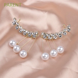 pendientes de perlas elegantes de circón para boda, diseño de borlas, regalo, nueva mujer, banquete, joyería, accesorios de fiesta
