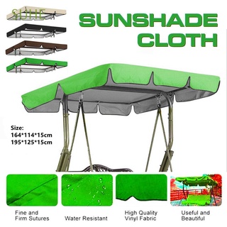SUHE Waterproof Garden Swing Universal Fabric Canopy Cover 3 Seat Outdoor Replacement Sun Shade Dust Covers/Multicolor