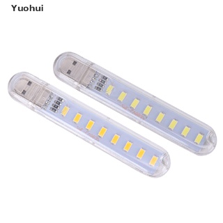 Yuohui Mini LED portátil 5V 8 LED USB iluminación ordenador móvil lámpara de energía luz de noche MY