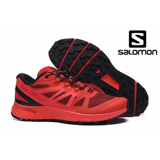 [Disponible En Inventario] salomon/Speedcross 7 Al Aire Libre Profesional Senderismo Deporte Zapatos Trail running Rojo Y Negro 39-45