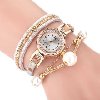 relojes de pulsera de cuarzo con pedrería de diamantes de imitación para mujer