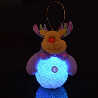 Adornos Luminosos/reno/papá Noel/muñeca De nieve/oso/Alce Para decoración De árbol De navidad (5)