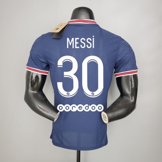 Camisa De Time MESSI 30 PSG playera Home Version 21/22 camiseta De fútbol