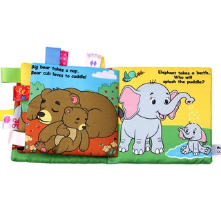 educación de la primera infancia inglés aprendizaje de tela libro cognize niños libro juguetes inteligencia desarrollo tela bebé libro
