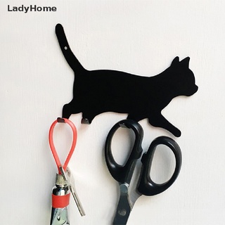 Gancho de Metal para puerta de pared de cocina, colgador de llaves en forma de cola de gato, soporte decorativo {bigsale}