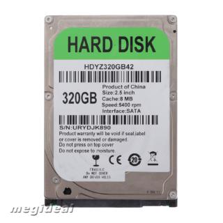 2.5 en disco duro interno SATA 8M caché HDD para portátil Notebook 320GB (1)