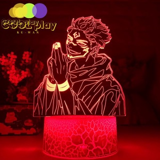 Más nuevo Anime lámpara Yuji Itadori Jujutsu Kaisen Led luces de noche para el cumpleaños Jujutsu Kaisen Yuji Itadori lámpara de envío