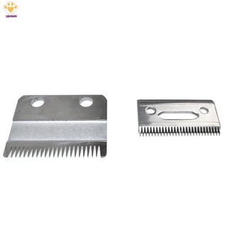 [más Popular] 2 piezas cortador de cuchilla de barba de pelo + cortador de fondo eléctrico de corte de repuesto para Wahl cortacésped eléctrico cortador de tijeras