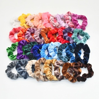 diferentes colores scrunchies pelo elástico bandas elásticas para el cabello accesorios (b41-b60)