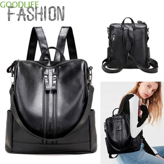 Goodlife - mochila multifuncional de moda con doble cremallera, bolsa de ocio, bolsa de hombro de gran capacidad
