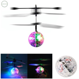 Mini helicóptero volador bola de cristal con Control de mano de inducción infrarroja juguete