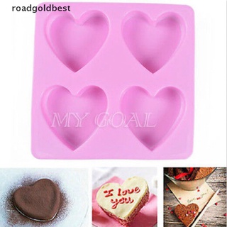 Rgj Heart Silicone Fondant Mold Cake Decorating Chocolate Baking Soap Ice Mould Tool Best