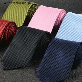 (witheredroseshg) jacquard tejido nueva moda clásico rayas corbata de los hombres trajes de seda corbata corbata a la venta (2)