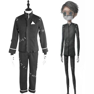 Identity V Aesop Carl Cosplay Costume Mens Suit Mask Gloves Full Set Halloween Cosplay