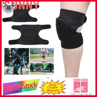 Rodillera elástica al aire libre esponja para correr deportes baloncesto bicicleta protección (1)