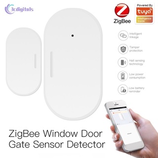 IN-STOCK Tuya ^ ZigBee Smart Window Door Gate Sensor Life App Home Security Sistema De Alarma 3cdigitals