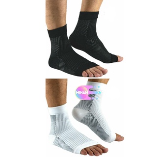 Mihan 2 pares Unisex calcetines de pie cuidado del pie alivio del dolor de pie Plantar fascitis calcetines de compresión elástico Anti fatiga moda Anckle proteger pie arco apoyo