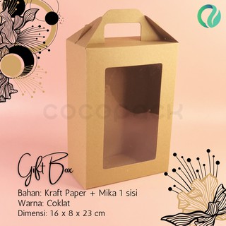 Caja de papel kraft, caja multiusos, hiyab/regalo/caja de embalaje