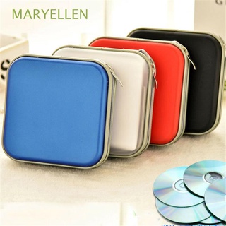MARYELLEN Durable Storage Carry Pouch Organizer Disc Wallet Album Box with Zipper 40pcs Capacity Holder DVD Bag CD Case/Multicolor