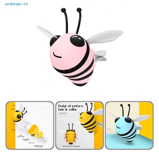 ordinao- ABS Car Air Freshener Bee Shape Magnetic Car Interior Fragrance Easy Use for Auto