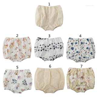 Haha 0-18M niño bebé niños niñas Floral algodón pantalones cortos fondos PP Bloomers bragas recién nacido playa bragas