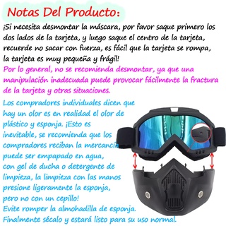 Crosail Outdoor Basikal Unisex Casco De Moto Gafas De Protección Ocular Antiviento Máscara De Motocicleta Ciclismo (2)