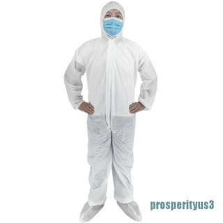 [prosperityus3] traje de hazmat anti-virus protección ropa de seguridad mono desechable lavable f (2)