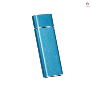 [TOL] USB 3.0 A M . 2 NGFF SSD Caja De Estado Sólido Unidad De Aleación De Aluminio Caso Portátil Tipo Disco U Blu