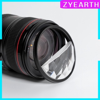 [ZYEarth] Filtro De Cámara 77 Mm Caleidoscopio Prisma De Vidrio Accesorios Para Foto SLR