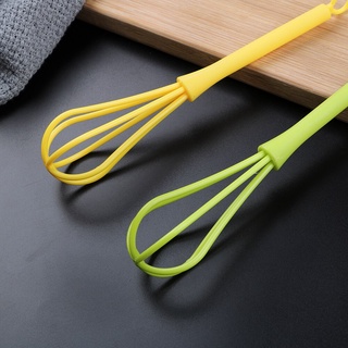 Hand Whisk Mixer Egg Beater Plastic Cream Baking Flour Stirrer for Kitchen Cooking Tool Accessories Random Color (1)